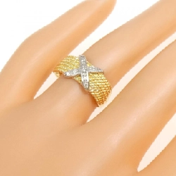 Nhẫn kim cương K18YG/PT900 0.05CT - Hàng hiệu Authentic 853769