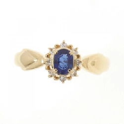 Nhẫn Sapphire K18YG 0.28CT - Hàng hiệu Chính hãng 852005