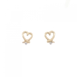 K10YG Bông tai hình trái tim - Hàng hiệu Chính hãng