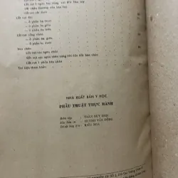 Hoàng đình Cầu; Phẫu thuật học ; gần 300 trang khổ lớn  1009213