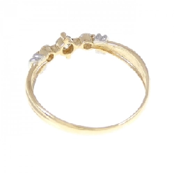 Nhẫn kim cương K18YG/PT900 0.20CT 671012