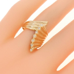 Nhẫn kim cương K18YG 0.08CT 672905