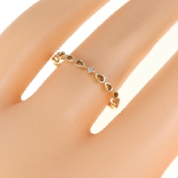 Nhẫn kim cương K10YG 0.01CT 671366