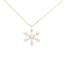 K18YG Tuyết Flake Kim Cương Dây Chuyền 1.50CT - Hàng hiệu Chính hãng