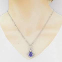 Dây chuyền Tanzanite PT900/PT850 4.362CT - Hàng hiệu Authentic 858562