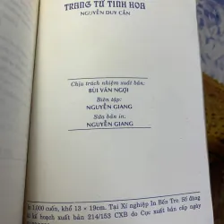 Trang Tử Tinh Hoa - Nguyễn Duy Cần 927394
