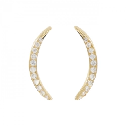 K18YG Bông tai kim cương 0.50CT - Hàng hiệu Chính hãng