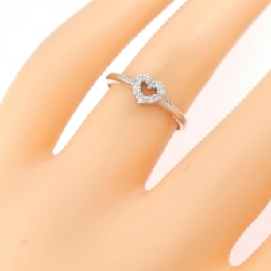 Nhẫn kim cương hình trái tim K14WG 0.10CT - Hàng hiệu chính hãng 854832