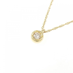 K18YG Solitaire Dây chuyền kim cương - Hàng hiệu Authentic 857339