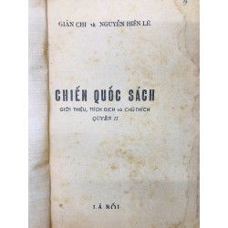 Chiến quốc sách ( trọn bộ 2 tập in lần nhất ) 125955