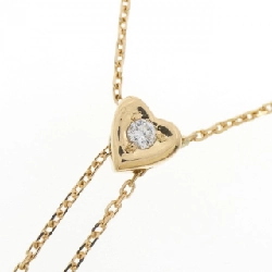 K18YG Dây chuyền kim cương hình trái tim - Hàng hiệu Authentic 857678