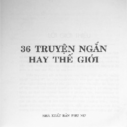 36 Truyện Ngắn Hay Thế Giới 10776