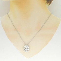 K18WG Hoa Kim Cương Dây Chuyền 0.57CT - Hàng hiệu Chính hãng 859969