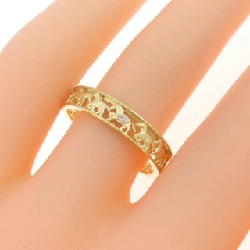 【Sản phẩm mới】Nhẫn kim cương K18YG hình ngựa 0.01CT 672936