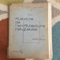 (1970-1971) Tập vẽ tay về Lịch Sử Kiến trúc Tôn Giáo của sinh viên Đại học Kiến Trúc