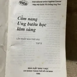 Cẩm nang ung bướu học lâm sàng - Tập 2- sách dịch  798997