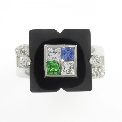 Nhẫn đá màu 750WG - Hàng hiệu Authentic 851308