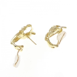 K18YG Bông tai/Khuyên tai kim cương 0.10CT - Hàng hiệu Chính hãng 874542