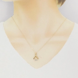 K18YG/PT900 Dây chuyền kim cương 0.03CT - Hàng hiệu Authentic 863926