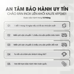 Chảo rán inox liền khối cao cấp KALITE KFP2401 572286