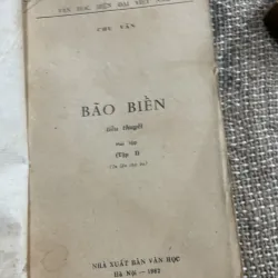Bão biển - Chu Văn -1982, hơn 800 trang  1029846