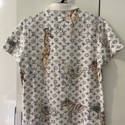 Áo Polo nam LV chapman size S used 497140