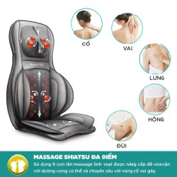 Máy massage 3D Jitsu King Tech túi khí nhiệt 48651