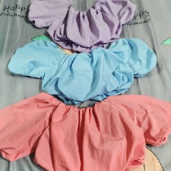 Áo croptop bánh bèo nhẹ nhàng địa trung hải cuteee