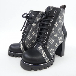 Giày boot LOUIS VUITTON Monogram Denim - Hàng hiệu Authentic 827932