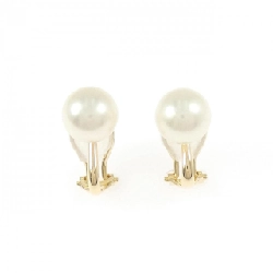 Bông tai ngọc trai Akoya K18YG 8.6mm - Hàng hiệu chính hãng