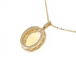 K18YG Mặt dây chuyền Citrine - Hàng hiệu Chính hãng 858443
