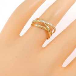 Nhẫn kim cương K18YG 0.14CT 667820