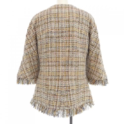 【Mã giảm giá】Áo khoác không cổ CHANEL 638168