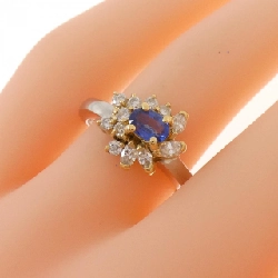 Nhẫn Sapphire PT850/K18YG 0.41CT - Hàng hiệu Authentic 855035