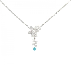 K18WG Hoa Tai Paraiba Tourmaline 0.11CT - Hàng hiệu Chính hãng