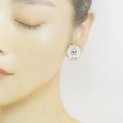 Bông tai Blue Topaz 750YG - Hàng hiệu Chính hãng 872998