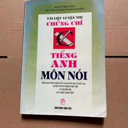 Tài liệu luyện thi chứng chỉ tiếng anh môn nói