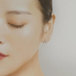 K10WG Bông tai hình khối - Hàng hiệu Chính hãng 868069