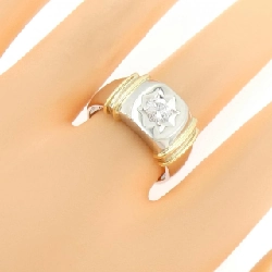 Nhẫn kim cương K18YG/PT900 0.36CT 665773