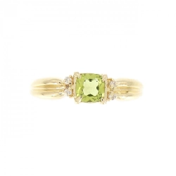 Nhẫn Peridot K18YG 667325