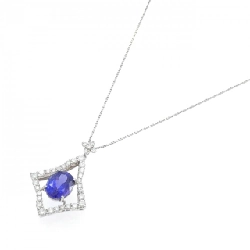 Dây chuyền Tanzanite PT900/PT850 3.48CT - Hàng hiệu Authentic 858826