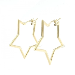 K18YG Bông tai sao - Hàng hiệu Chính hãng