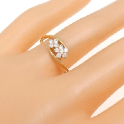 Nhẫn kim cương hoa K18YG 0.20CT - Hàng hiệu Authentic 856118