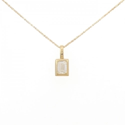 Dây chuyền kim cương K18YG 0.55CT - Hàng hiệu Chính hãng