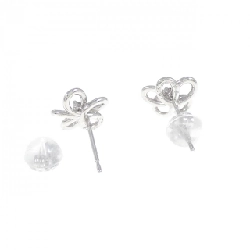 Bông tai kim cương hoa K18WG 0.02CT - Hàng hiệu chính hãng 871421