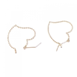 Bông tai hình trái tim Agat - Hàng hiệu Authentic 847358