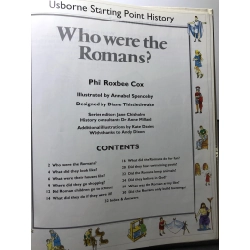 Who were the Romans? BÌA CỨNG mới 85% bẩn nhẹ USBORNE HPB3107 NGOẠI VĂN 193690