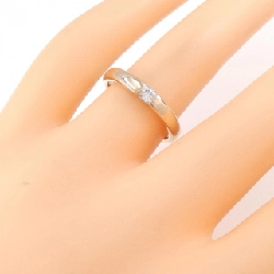 Nhẫn kim cương K18PG Solitaire 0.14CT 671586