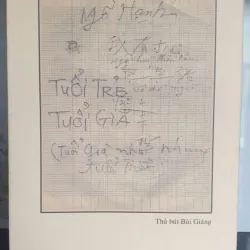 Tâm Sự Tuổi Già - Bùi Giáng 736990
