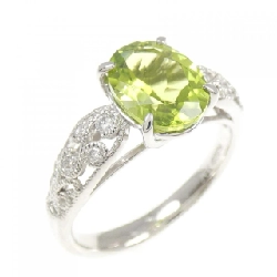 Nhẫn Peridot PT900 1.97CT - Hàng hiệu Chính hãng